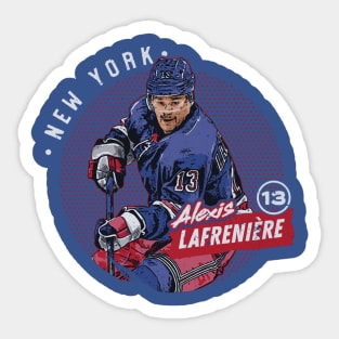 Alexis Lafreniere New York R Dots Sticker